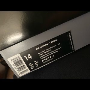Platinum tint Jordan 11s, Brand new in Box!